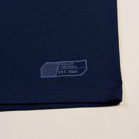 Dallas Cowboys Pullover Mens XL Blue White NFL Football Nike Dri Fit Quarter Zip - Picture 4 of 12